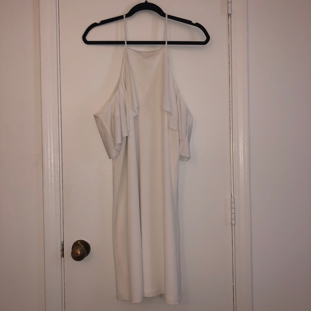 White off the shoulder dress